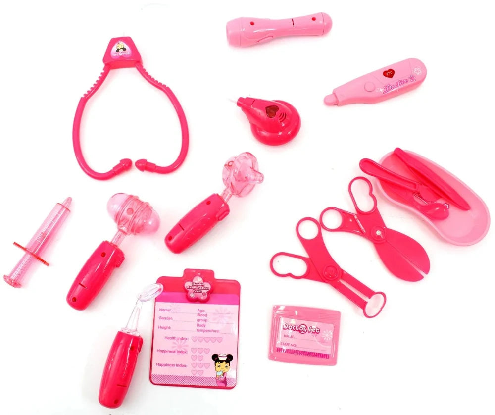 Doctor Nurse Medical Kit Playset (Pink) – Fun and Educational Medical Role-Play for Kids