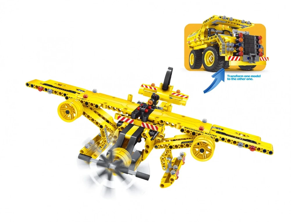361-Piece Building Block Dump Truck & Airplane kits