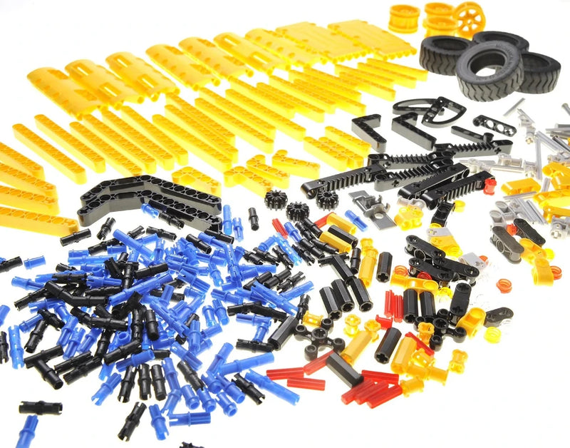 Toy dump truck parts and assembly kit for kids - build your own small toy dump truck.