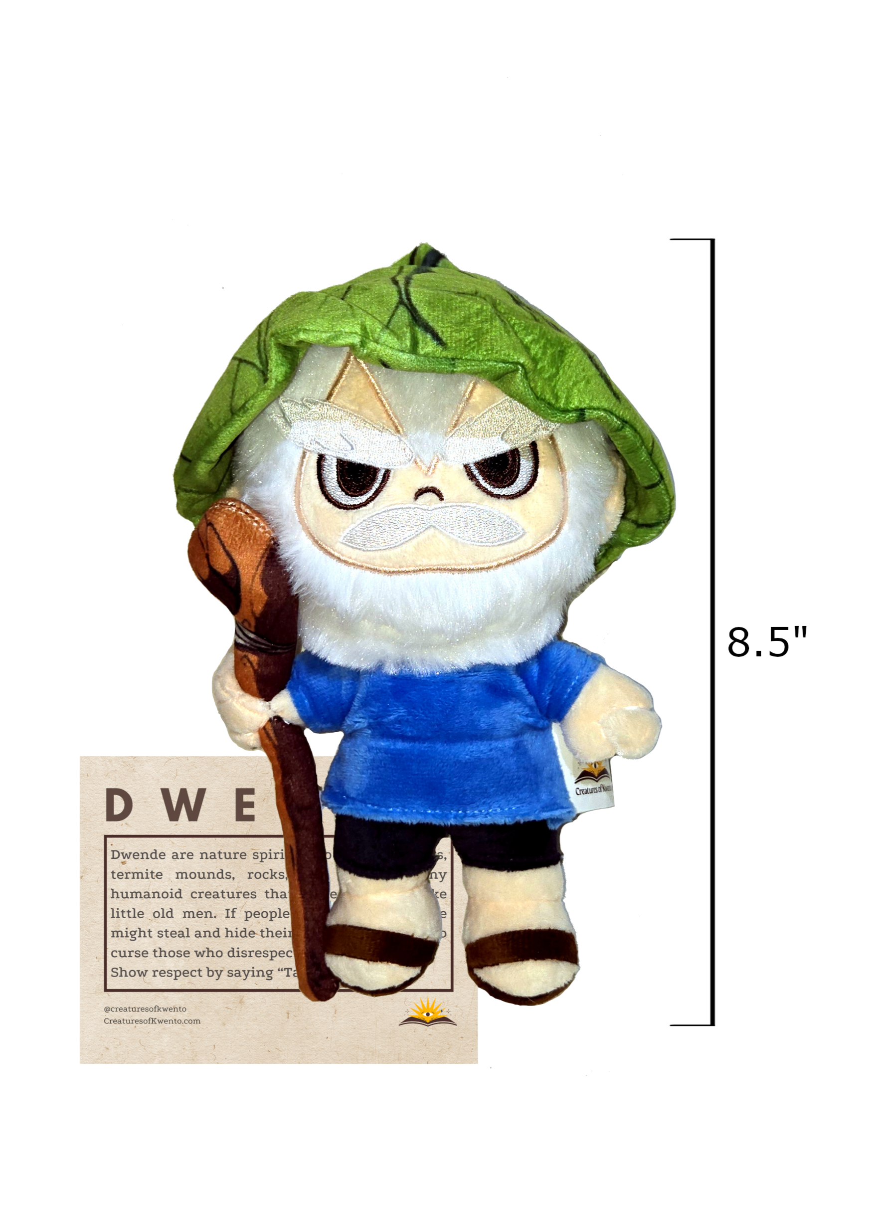 Dwende Plush – Philippine Folklore Nuno sa Punso Creature Collectible