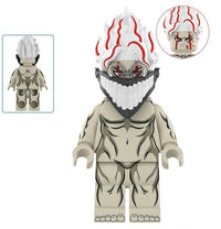 Toy figure with detailed design on a white background