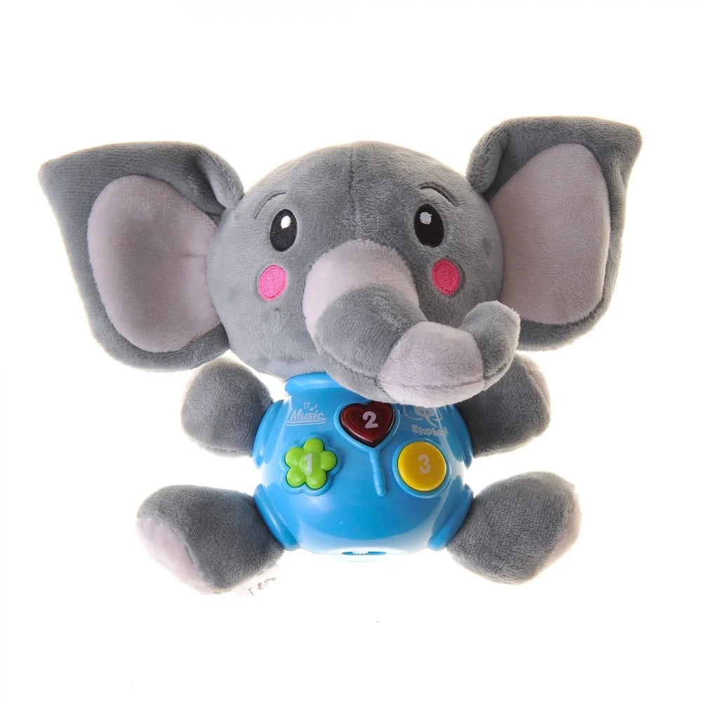 Elephant Plush Toy – Light Up Baby Toy for Infants, Soft and Interactive Playtime Companion