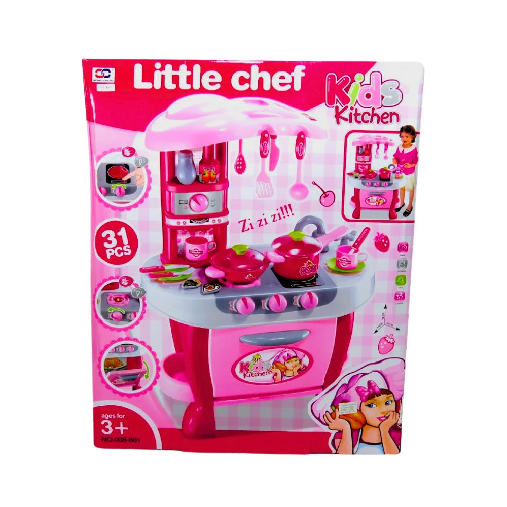 Kids Kitchen Appliance Playset with Lights & Sound