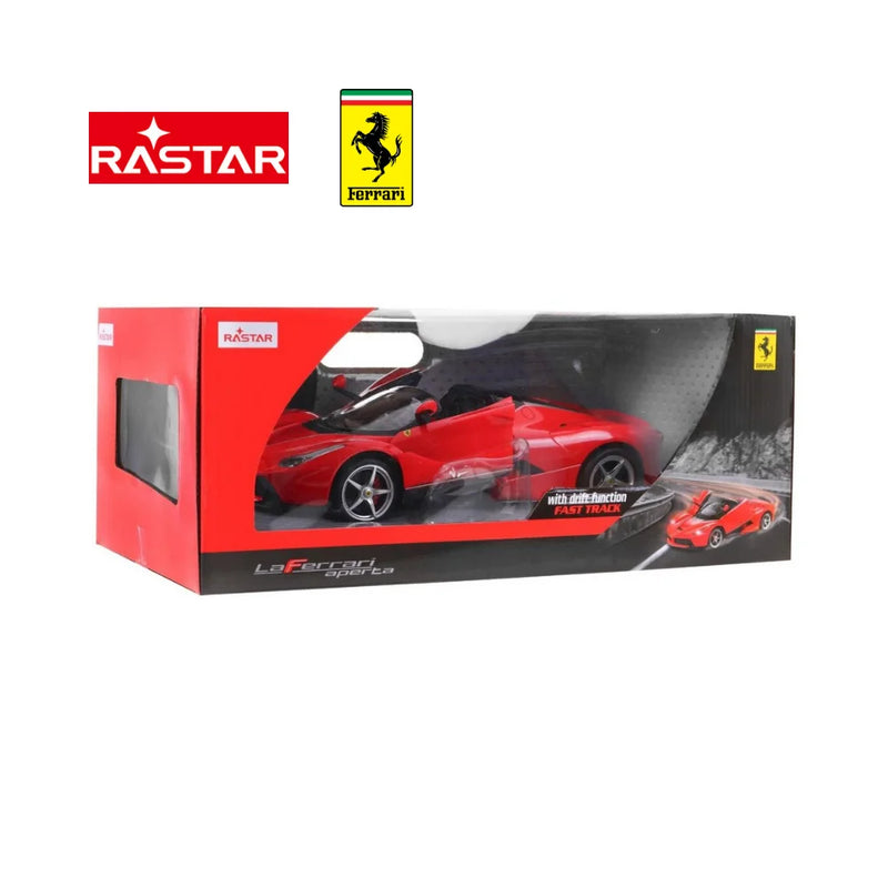 Ferrari LaFerrari RC car in red color box packaging by Rastar