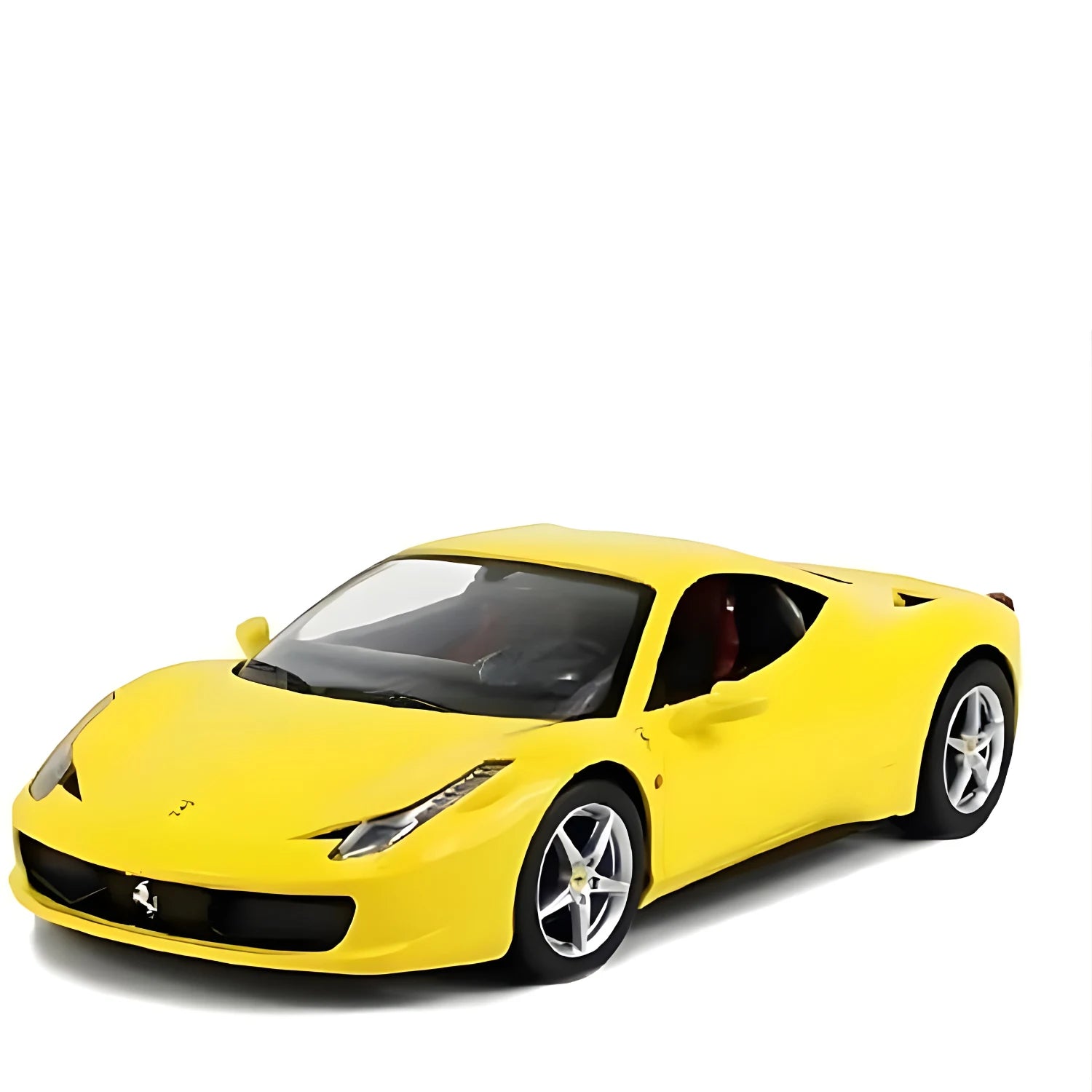 RC Ferrari 458 Italia 1:14 Scale – Yellow Remote Control Car with Lights & Suspension