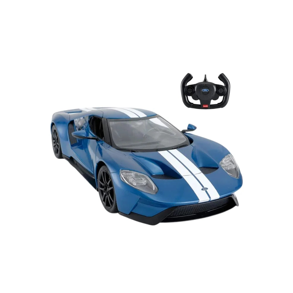 Ford GT RC Car in Blue with Remote Control - Realistic Design and Details