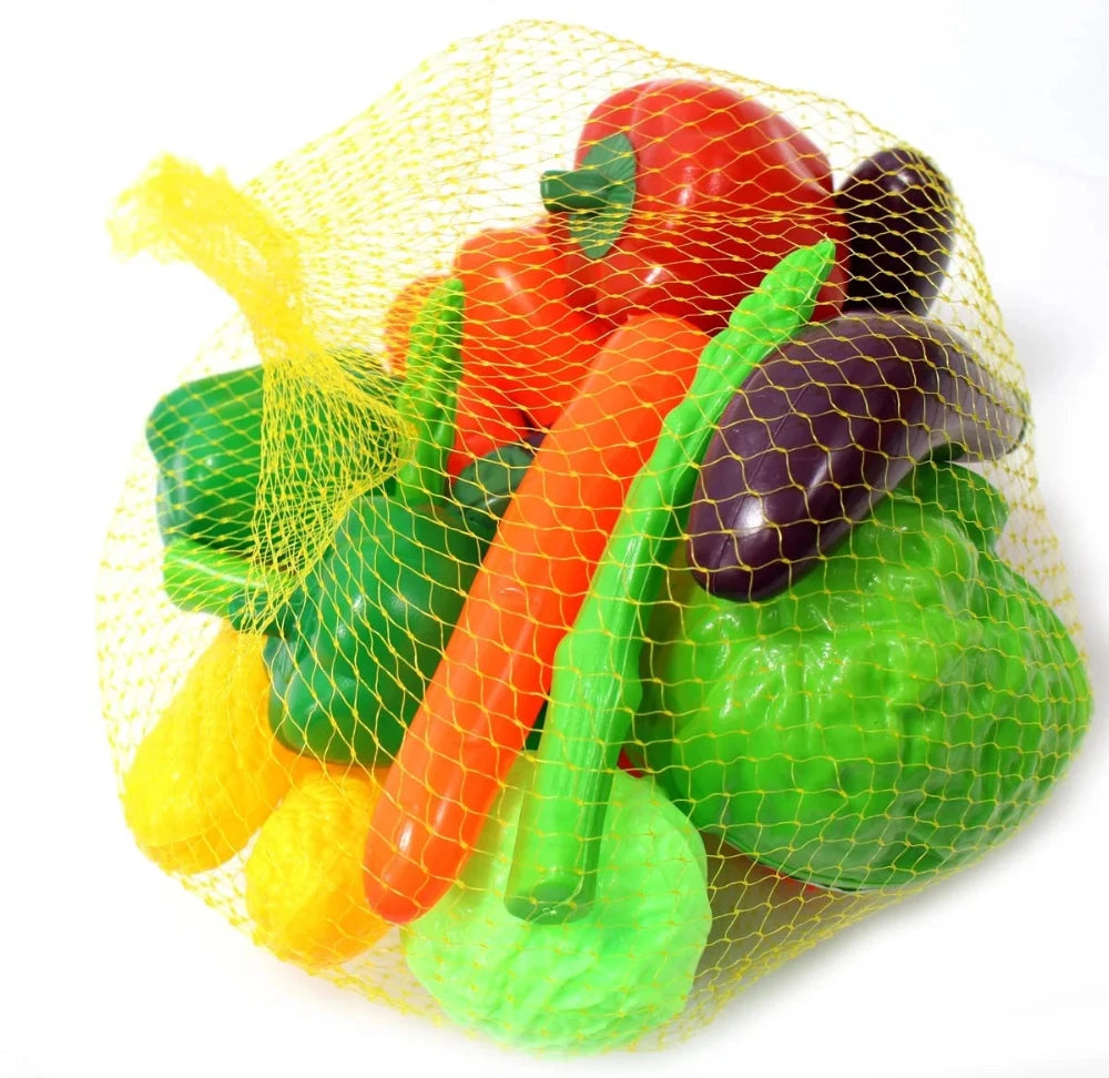 Bag of Vegetables Food Playset – Realistic Veggies for Fun and Educational Pretend Play