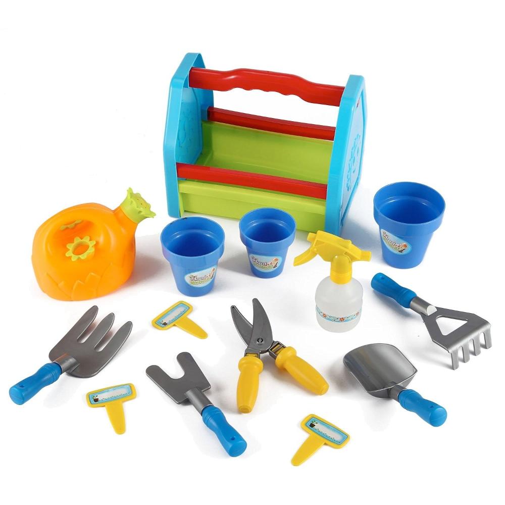 Rainbow Toy Garden Tools for Kids