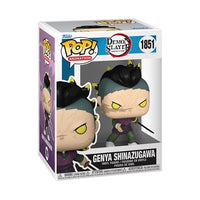 Funko Pop! vinyl figure packaging of Genya Shinazugawa from Demon Slayer on a white background
