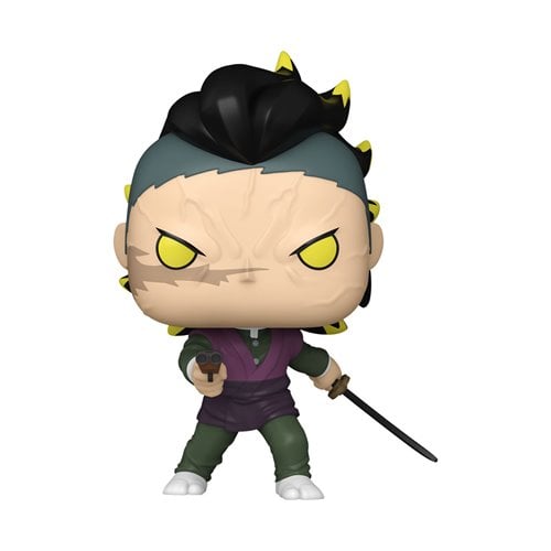 Funko Pop! vinyl figure of a character with a black hat and yellow eyes on a white background