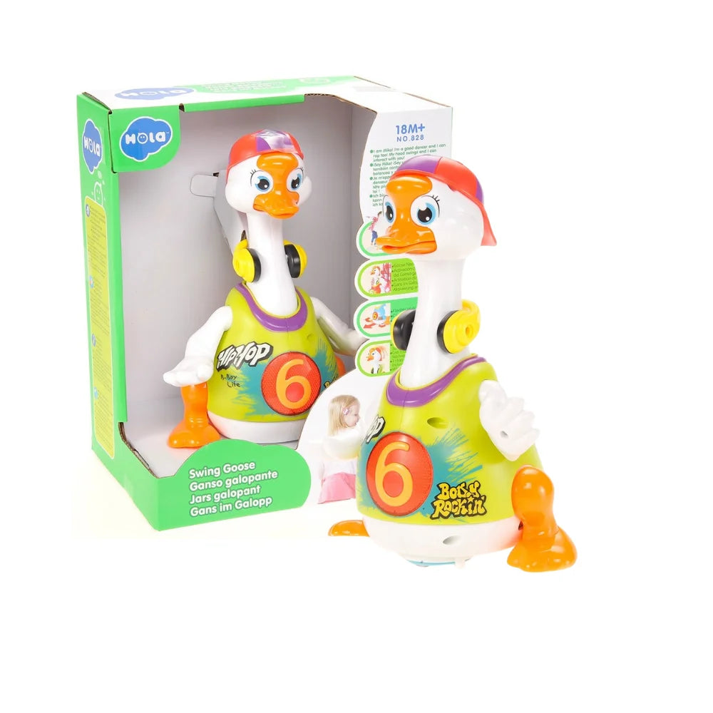Interactive Dancing Hip Hop Goose Toy (Green) – Fun Musical Developmental Toy for Kids