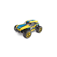 1:10 RC Desert Buggy – Electric 4WD Off-Road Remote Control Car (Yellow/Blue)