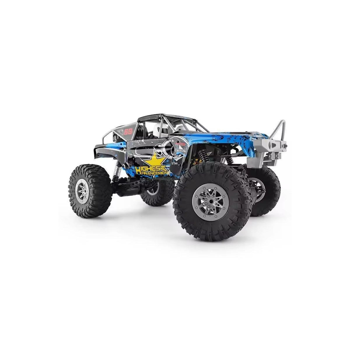 Model of a monster truck on a white background