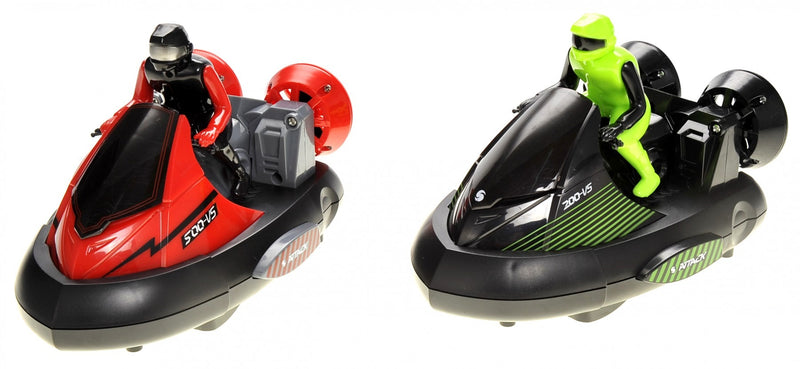 Set of 2 RC Battle Bumper Cars with Drivers – Remote Control Stunt Cars with Crash Eject Feature & Sound Effects