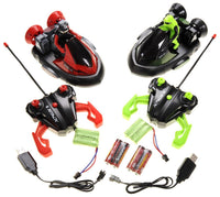 Set of 2 RC Battle Bumper Cars with Drivers – Remote Control Stunt Cars with Crash Eject Feature & Sound Effects