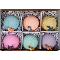 Pack of 6 Adorable Kittens Bath Bombs Kittens in Basket