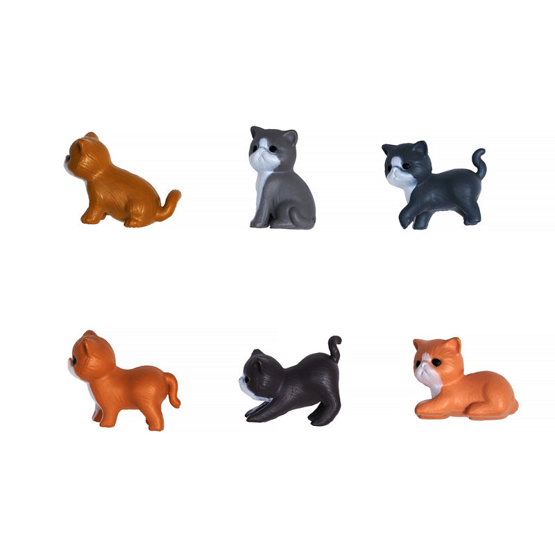 Pack of 6 Adorable Kittens Bath Bombs Kittens in Basket