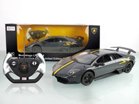 Lamborghini model car with remote control and packaging on a white background