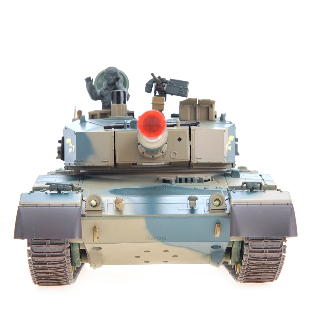 Model tank on a white background
