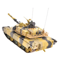 Model tank on a white background