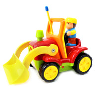 Red RC Cartoon Truck for Toddlers with Lights & Sounds