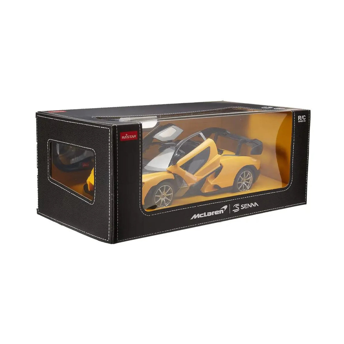 McLaren P1 GTR RC car in display packaging with sleek detailing