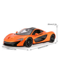 Chassis Diagram of McLaren P1 RC Car Showing Battery and Switch Placement