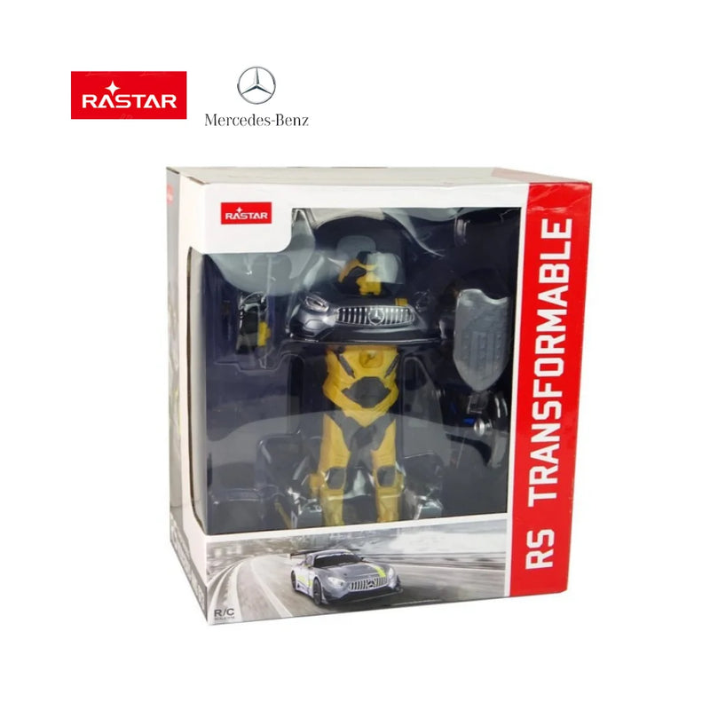  Mercedes Benz RC Car Transformer Toy in Retail Packaging with Remote - Ideal Gift for Kids.