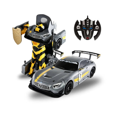 Image of Mercedes-Benz RC Car | Transforming Robot | 1:14 Scale | Gray