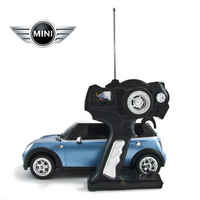 Mini Cooper S Blue 1:14 Radio Control Car