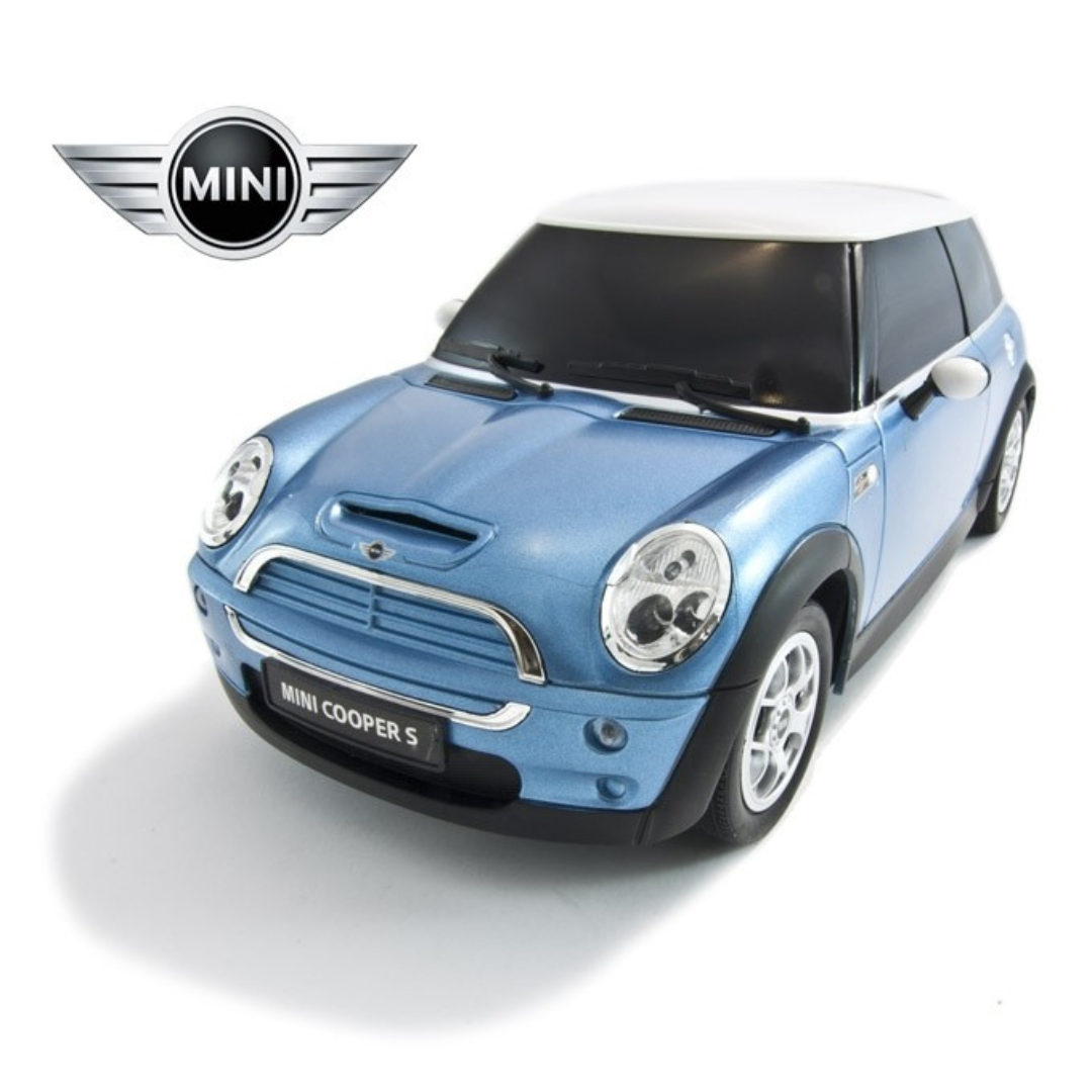 Mini Cooper S Blue 1:14 Radio Control Car