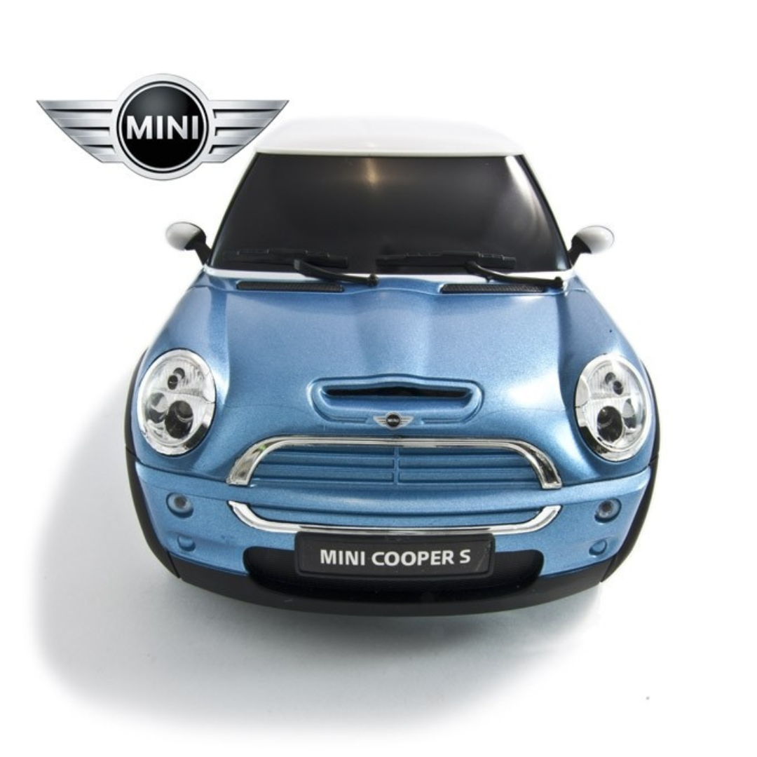 Mini Cooper S Blue 1:14 Radio Control Car