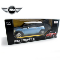 Mini Cooper S Blue 1:14 Radio Control Car