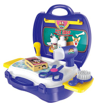 My Little Pony Pet Shop pet care kit with accessories for imaginative play, including grooming tools and pony figure