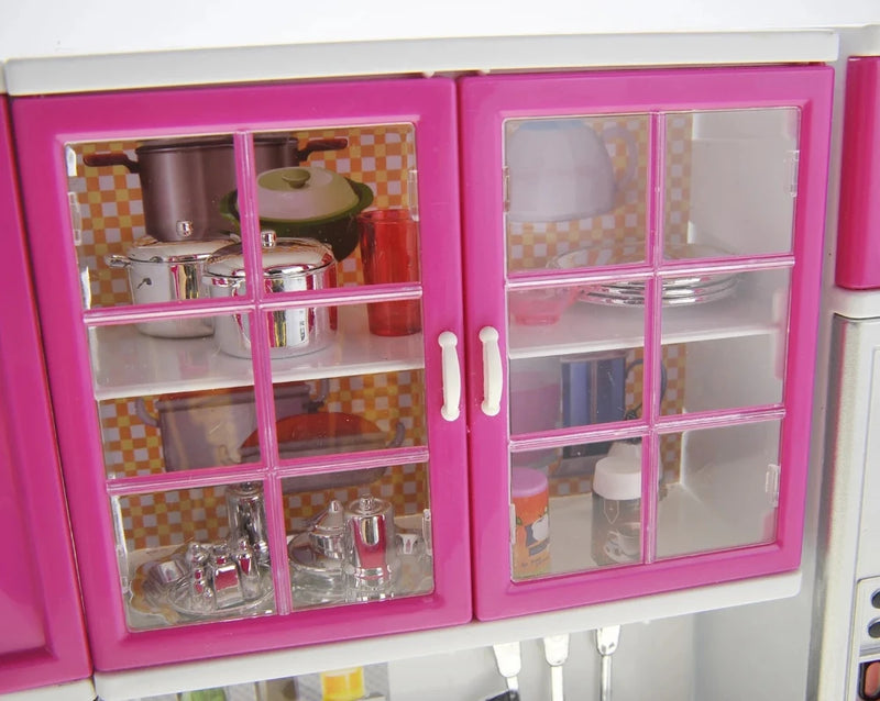 My Modern Kitchen Playset Fridge with Ice Dispenser for Realistic Play Experience