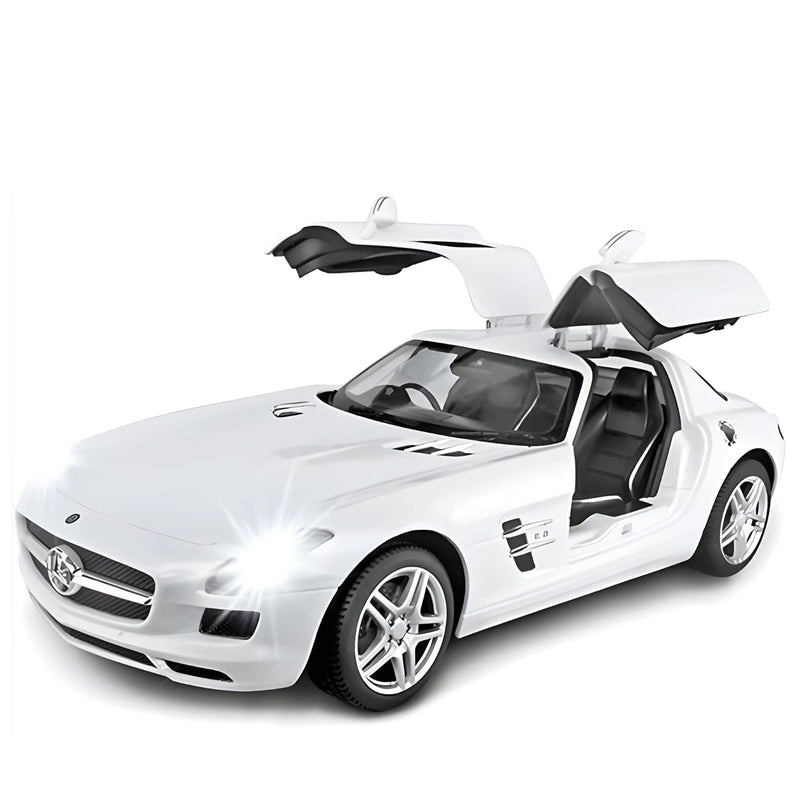 Mercedes Benz RC Car with Open Doors, 1:14 Scale, Radio Controlled, White