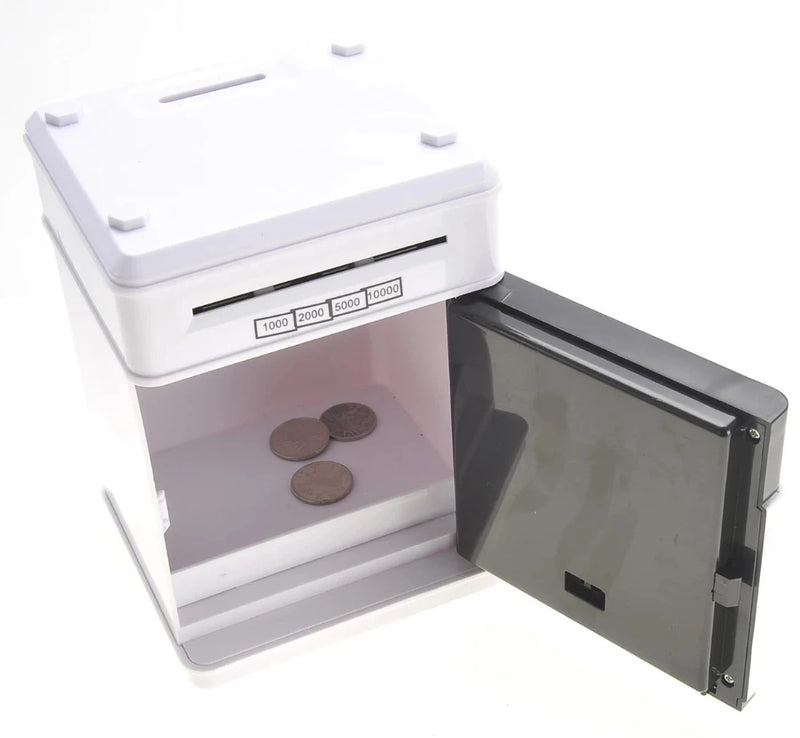 Panda toy safe open, displaying coin storage space for kids' savings