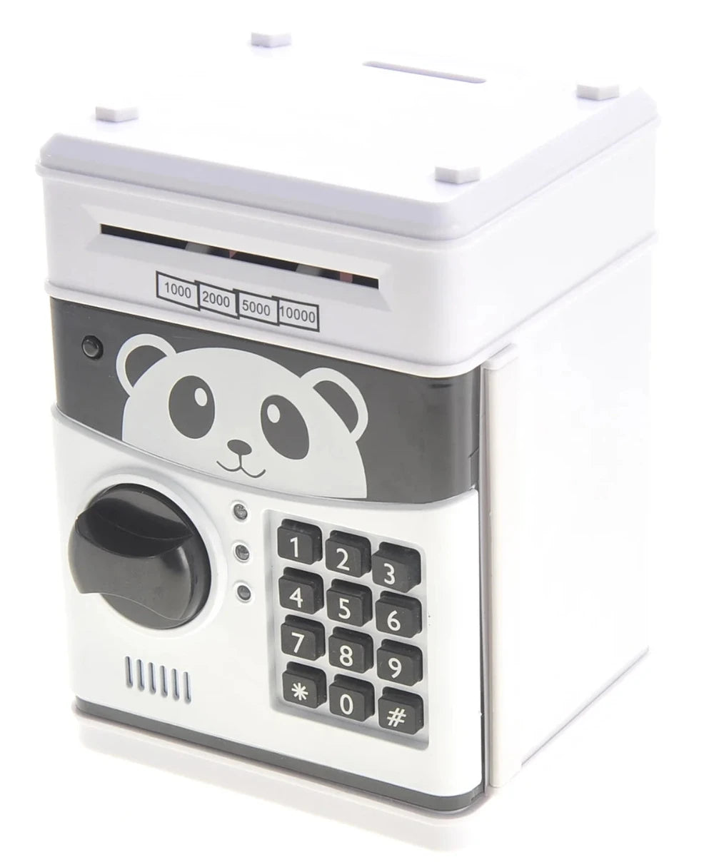 Cartoon Panda Electronic Piggy Bank with Password Protection – Secure Coin Bank for Kids