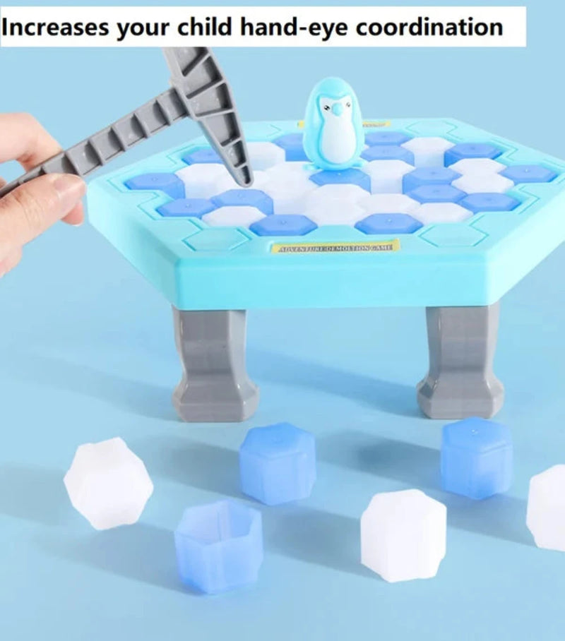 Penguin Icebreaker Game - Enhances children's hand-eye coordination through fun and challenging gameplay