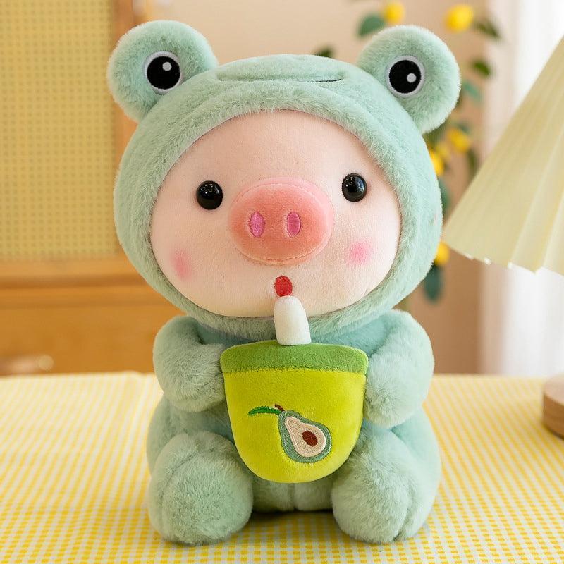 Cute Piggy Boba Plush – Must-Have for Stuffed Animal Lovers