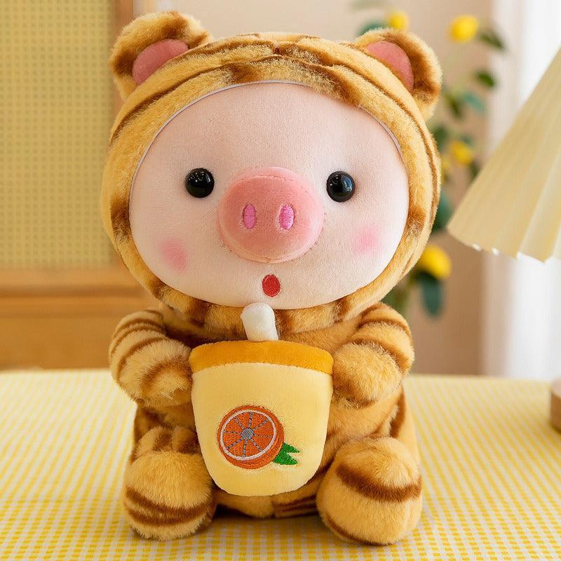 Cute Piggy Boba Plush – Must-Have for Stuffed Animal Lovers