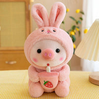 Cute Piggy Boba Plush – Must-Have for Stuffed Animal Lovers