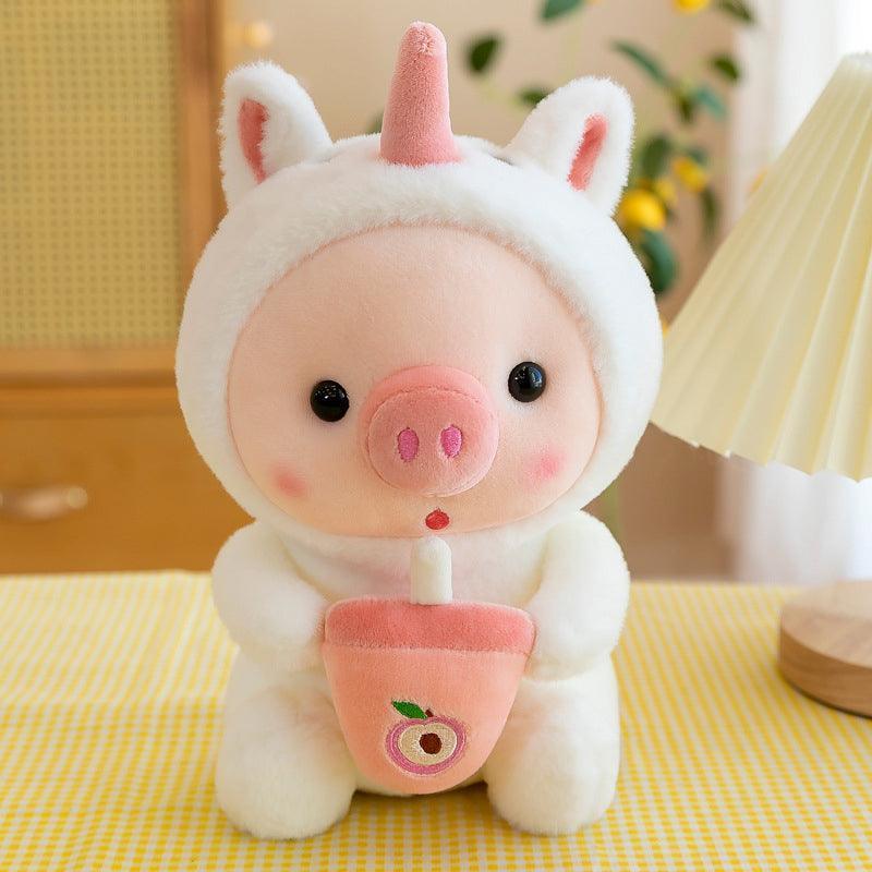 Cute Piggy Boba Plush – Must-Have for Stuffed Animal Lovers