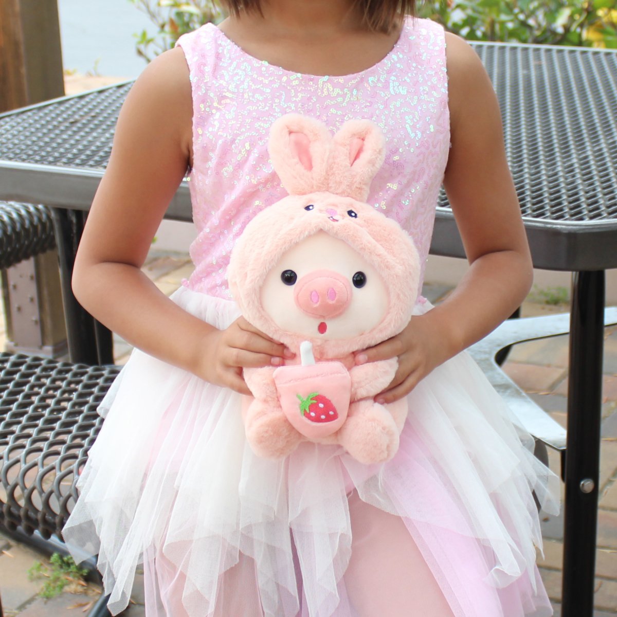 Cute Piggy Boba Plush – Must-Have for Stuffed Animal Lovers
