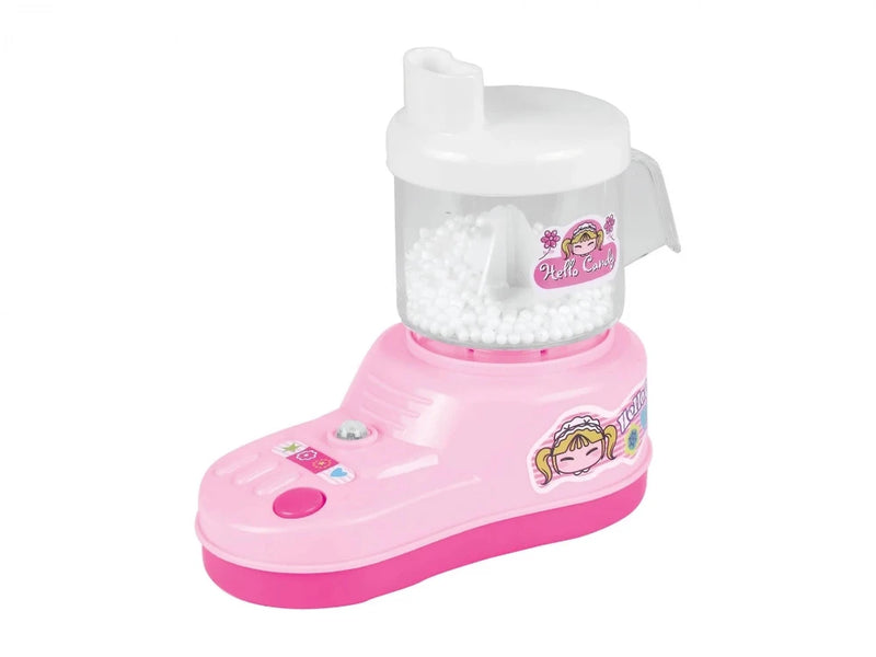 Children's pink candy-making machine for fun pretend play
