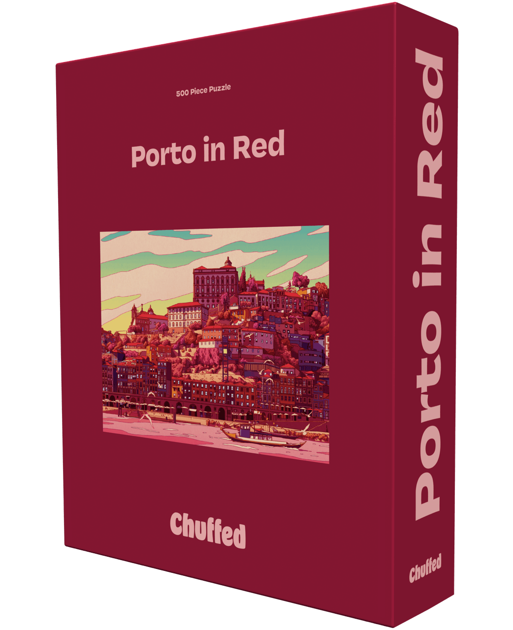 Porto in Red 500 Pieces Jigsaw Puzzle