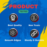 Product tested for best quality, non-toxic materials, smooth edges, and durability