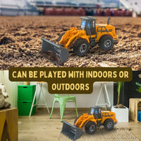 RC bulldozer suitable for both indoor and outdoor play, ideal for kids and adults who love construction vehicles.