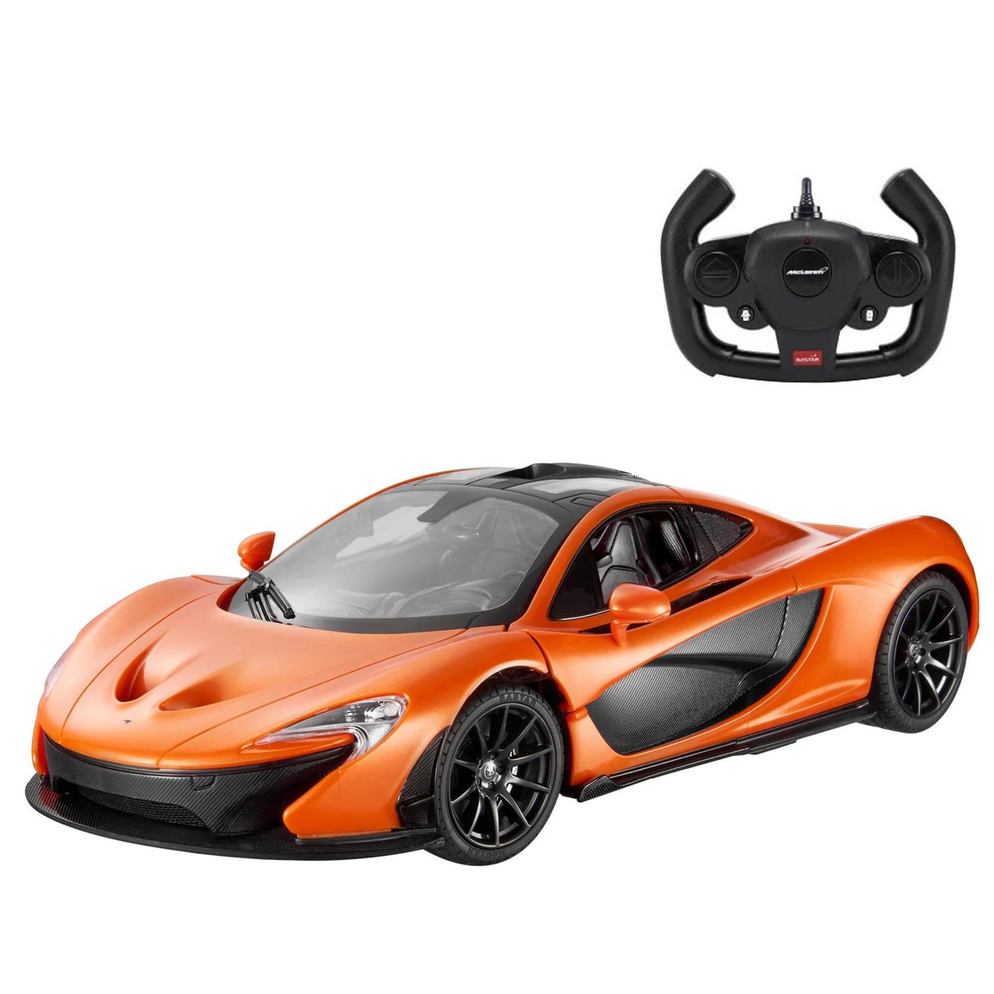 RC Car McLaren P1 Orange Model with Remote Control for Kids