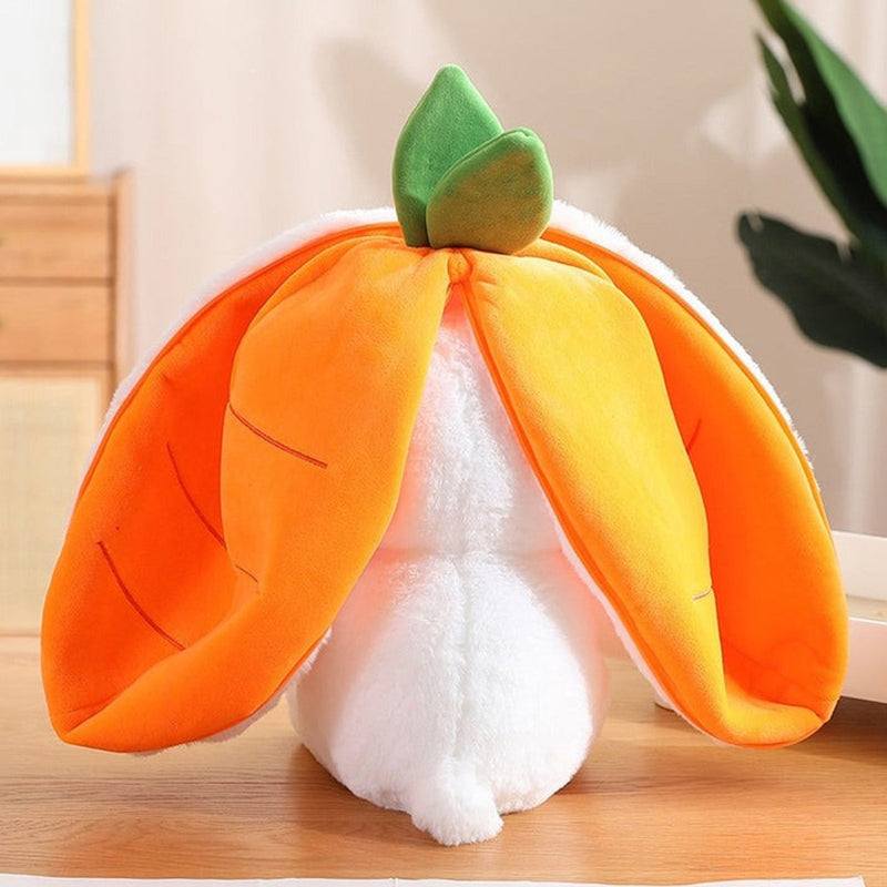 Strawberry Carrot Bunny Plush – Soft Gift Toy for Girls and Kids